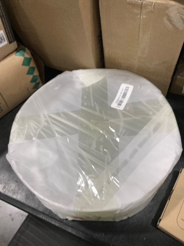 Photo 1 of 2 Pcs Acrylic Round Tray with Handles Sturdy Clear Round Serving Decorative Circle Tray for Kitchen Bathroom Vanity Coffee Table Ottoman Food Tea Snacks (11.8 Inch)