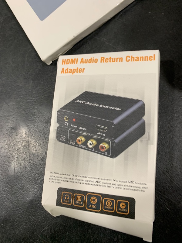 Photo 1 of AMANKA 192KHz HDMI ARC Audio Extractor with Digital Optical TOSLINK SPDIF Coaxial, HDMI ARC to RCA Audio Converter Analog 3.5mm L/R Stereo, Audio Splitter for HDTV Soundbar Amplifier