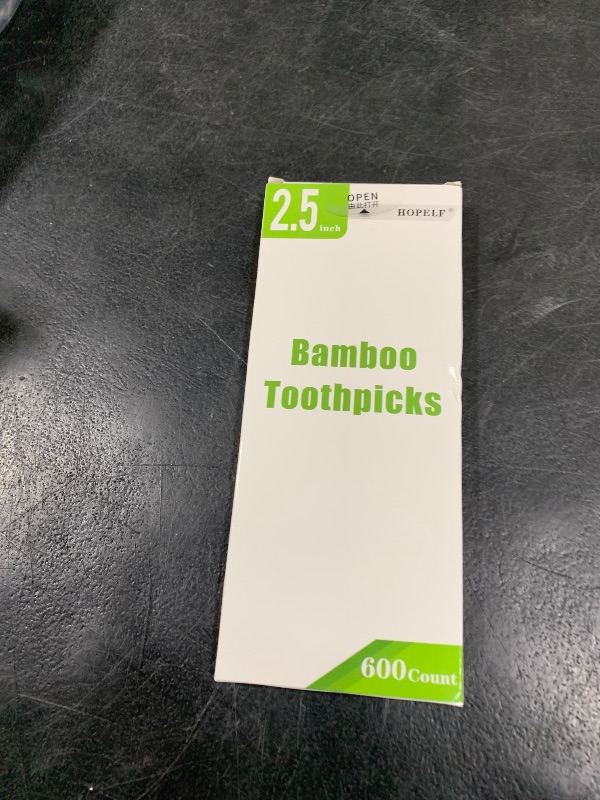 Photo 1 of 600 Count Bamboo Toothpicks for Teeth Cleaning, Appetizer, Olive, Barbecue, Fruit, Double-Points Wooden Toothpick.