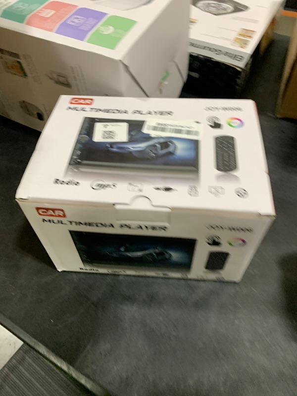 Photo 1 of Upgrade Wireless Double Din Car Stereo with Carplay, Android Auto, Bluetooth, 4-Channel RCA, High Power, 2 Subwoofer Ports, 7" HD Capacitive Touchscreen Car Radio, Backup Camera, Audio Receiver
