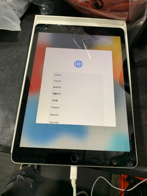Photo 1 of Apple iPad (9th Generation): with A13 Bionic chip, 10.2-inch Retina Display, 256GB, Wi-Fi, 12MP front/8MP Back Camera, Touch ID, All-Day Battery Life – Silver