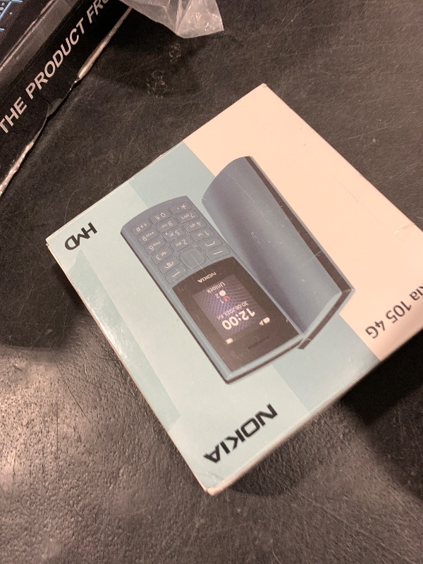 Photo 1 of Nokia 105 4G | Dual SIM | GSM Unlocked Mobile Phone | Volte | Charcoal | International Version | Not AT&T/Cricket/Verizon Compatible