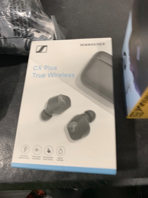 Photo 1 of Sennheiser Consumer Audio CX Plus True Wireless Earbuds - Bluetooth In-Ear Headphones for Music and Calls with Active Noise Cancellation, Customizable Touch Controls, IPX4 and 24-hour Battery Life