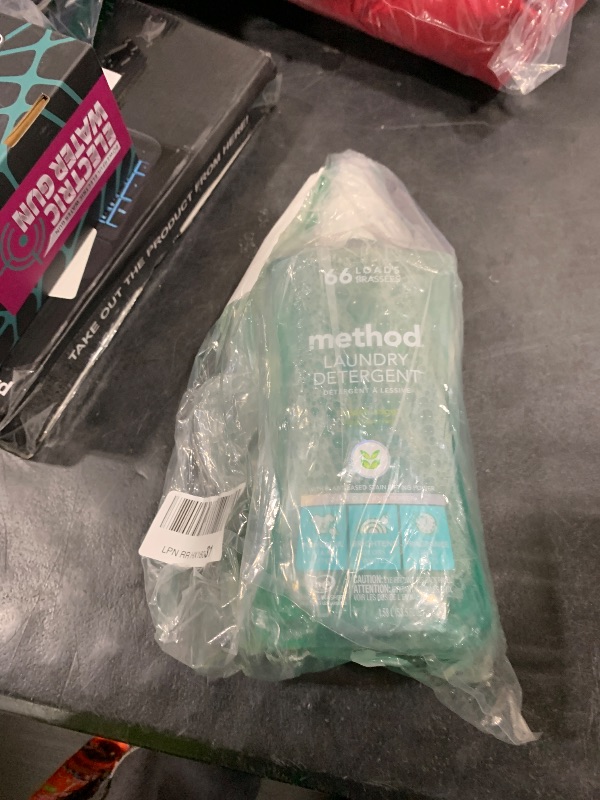 Photo 1 of Method Liquid Laundry Detergent; Beach Sage Scent, Plant-Based Stain Remover; ; 66 Loads per 53.5 oz Bottle; (Pack of 1)