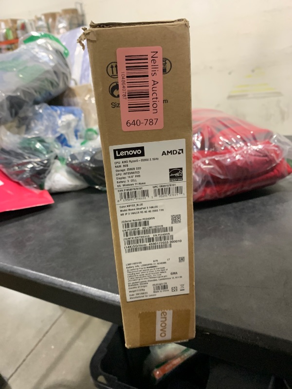 Photo 1 of Lenovo IdeaPad 3 Laptop, 14.0" FHD Display, AMD Ryzen 5 5500U, 8GB RAM, 256GB Storage, AMD Radeon 7 Graphics, Windows 11 Home, Abyss Blue