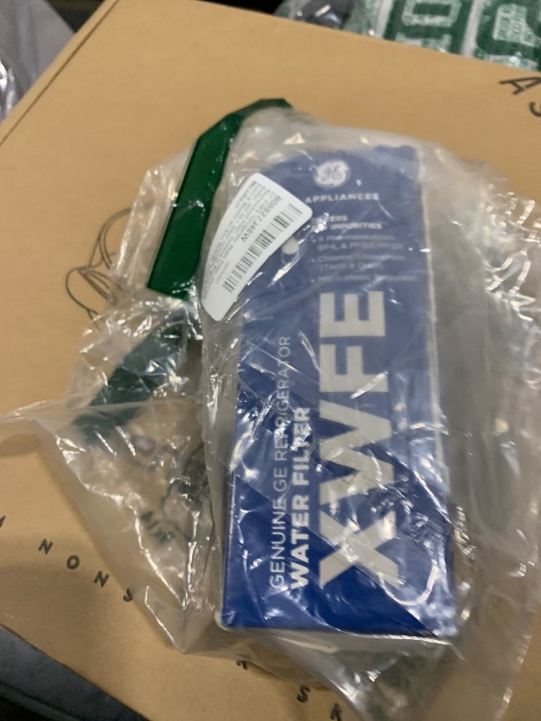 Photo 1 of GE XWFE Refrigerator Water Filter, Genuine Replacement Filter, Certified to Reduce Lead, Sulfur, and 50+ Other Impurities, Replace Every 6 Months for Best Results, Pack of 1