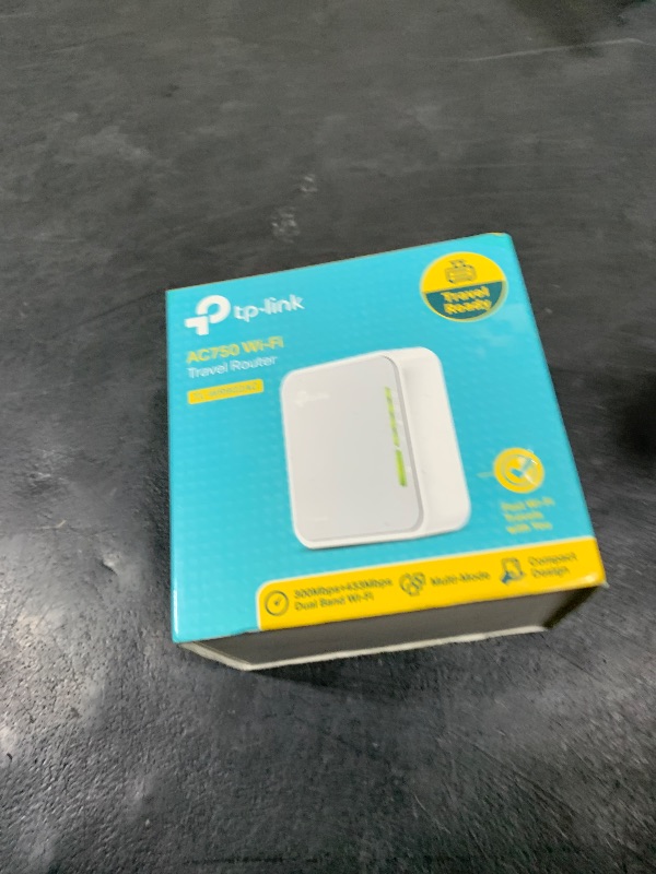 Photo 1 of TP-Link AC750 Wireless Portable Nano Travel Router(TL-WR902AC) - Support Multiple Modes, WiFi Router/Hotspot/Bridge/Range Extender/Access Point/Client Modes, Dual Band WiFi, 1 USB 2.0 Port