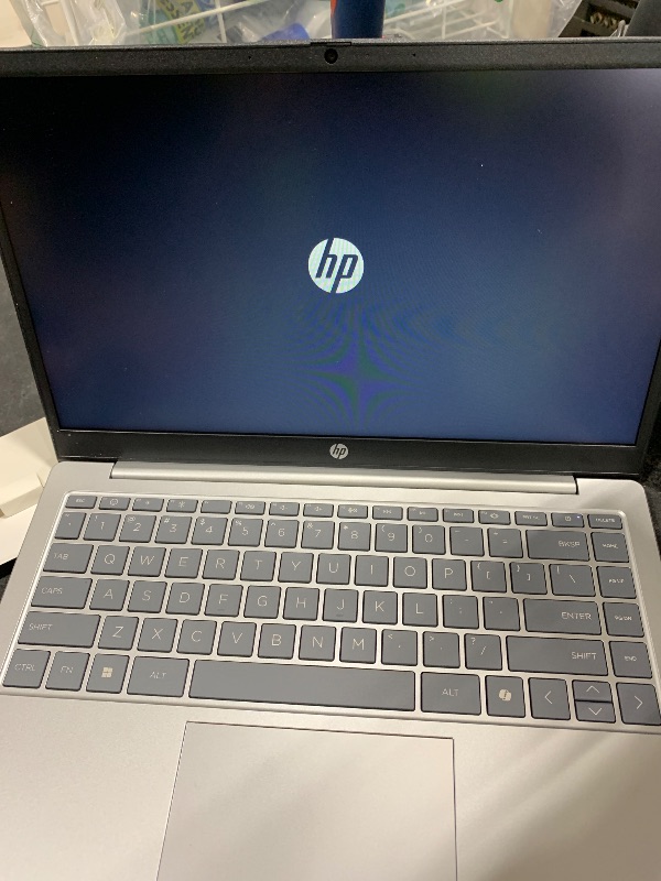 Photo 1 of HP 14 inch Laptop, HD Touchscreen Display, AMD Ryzen 5 7520U, 8 GB RAM, 512 GB SSD, AMD Radeon Graphics, Windows 11 Home, Natural Silver, 14-em0499nr