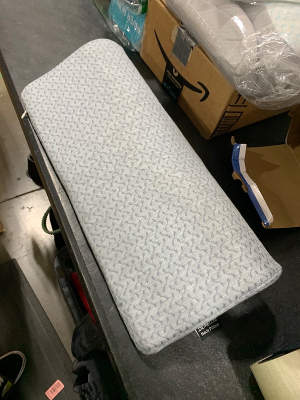 Photo 1 of Cervical Neck Pillows for Pain Relief Sleeping, High-Density Memory Foam Pillow Neck for Bolster Support and Shoulder Relaxer, Decompression Devices Orthopedic Roll Pillow for Bed Office