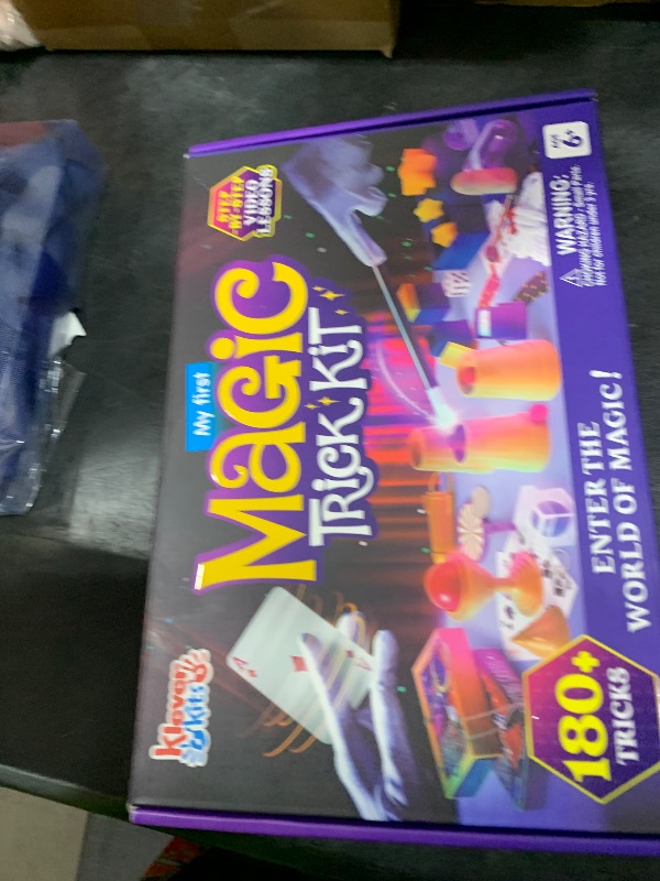 Photo 1 of Klever Kits 180+ Magic Set- My First Magic Trick Kit- Amazing Magician Toy with Step-by-Step Video Lessons, for Kids Aged 6+ Easy Tricks of Wand and Illusion Cards