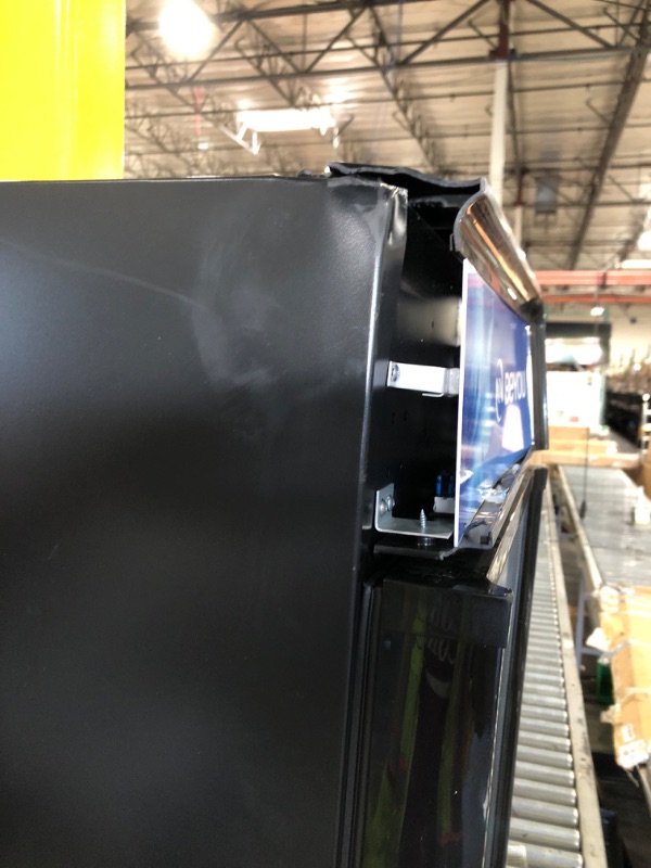 Photo 1 of BEYOU Commercial Beverage Refrigerator, 9.7 cu. Ft Upright Dispaly Merchandiser with Single Glass Door, Drink Cooler for Living Room,Bar, Garage?Black?