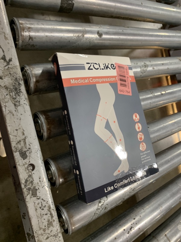 Photo 1 of ZCLIKE® Medical Compression Pantyhose Closed Toe Stockings for Women&Men 20-30mmHg All-Season Comfort Advanced Support for Varicose Veins Edema DVT Plus Size