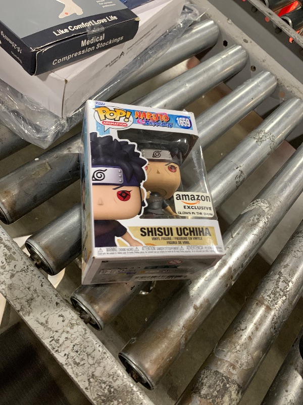 Photo 1 of Funko POP! Animation: Naruto - Shisui Uchiha with Kunai - Glow in The Dark - Collectable Vinyl Figure - Gift Idea - Official Merchandise - for Kids & Adults - Anime Fans