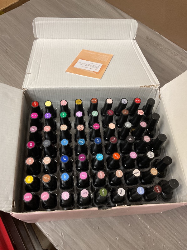 Photo 1 of Beetles 110 PCS Gel Nail Polish Set, 100 Colors Infinite Inspiration All Season Red Brown Green Black Gel Polish with 5Pcs Base Top Coat Soak off UV Gel for Manicure Lovers DIY at Home Gifts for Women