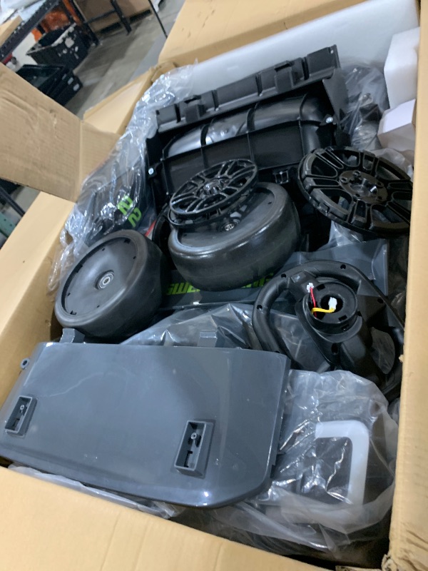 Photo 1 of 24V Electric Go Kart,300W Powerful Drift Kart for Kids, Electric Pedal Kart,with 300W Strong Motor, Drift/Sport Mode, Big Battery, Eva Tire,Length Adjustmen for Outdoor Racing Toy-Grey

