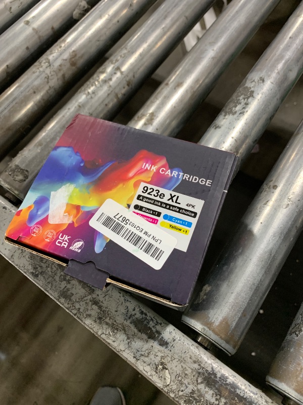 Photo 1 of 923 XL High Yield Ink Cartridges Combo Pack Replacement for HP 923 / 923e XL Ink Cartridges Work with for HP OfficeJet Pro 8120/8123/8130/8133 Printer a Set of (4 Pack BK/C/Y/M)