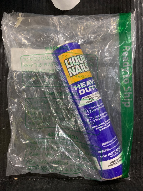 Photo 1 of Liquid Nails Heavy Duty Construction Adhesive (LN903), 10 oz
