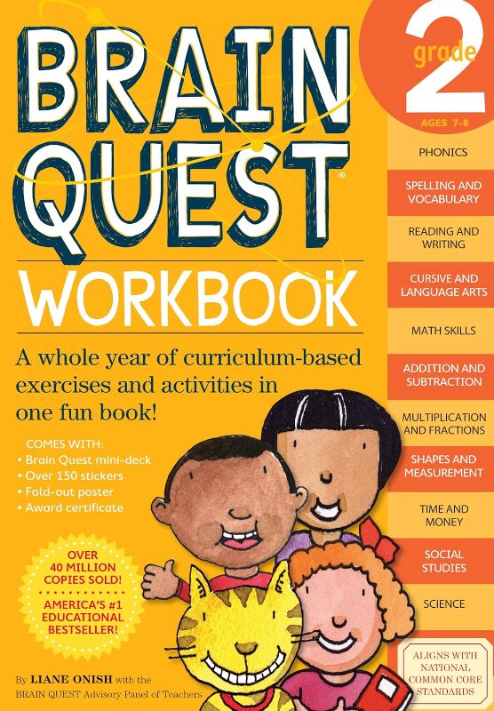 Photo 1 of Brain Quest Workbook, Grade 2