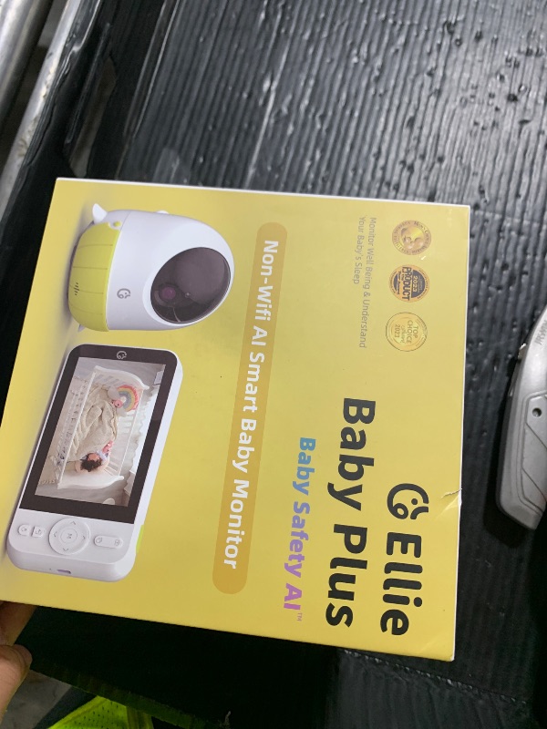 Photo 1 of Ellie Baby Plus: 5" Monitor with 2.5K FHD Camera, Face Cover Alert,Crying & Breathing Detect, Night Vision, 2-Way Audio, Pan-Tilt-Zoom, Crib & Wall Mount All Inside,No WiFi, No Subscription, with APP