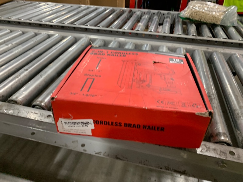 Photo 1 of MtiolHig Cordless 2" Brad Nailer Compatible with Milwaukee Battery(No Battery), 2-in-1 Electric Nail Gun/Staple Gun, 18 Gauge Nail Gun Battery Powered with 1000 Nails for Wood Carpentry