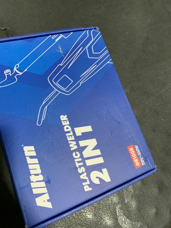 Photo 1 of Allturn Plastic Welder,Plastic Welding Kit 3 in 1,Plastic Repair Welder Kit,1000pcs Plastic Welding Staples,Plastic Welding Rods Kit,Repair for Most Thermoset Plastics (Red)