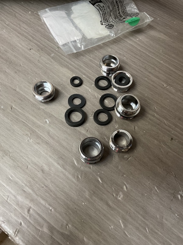 Photo 1 of Uonlytech 8pcs Faucet Adapters Water Purifier Faucet Adapters Kitchen Aerators Adapters Faucet To Hose Adapters