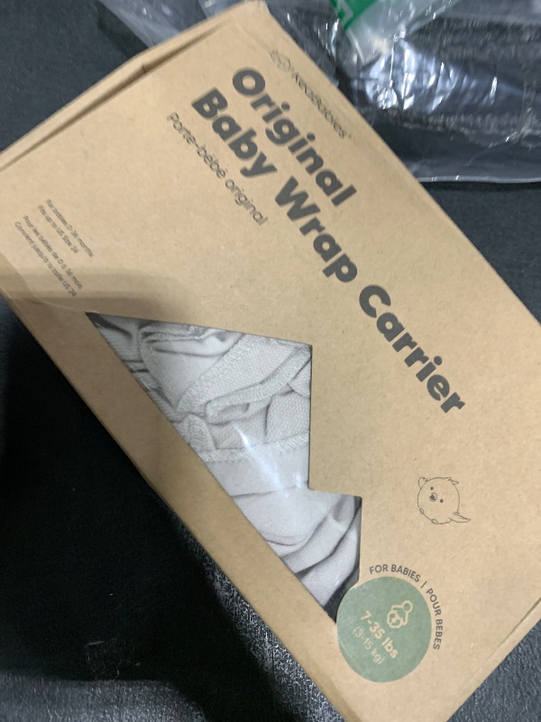 Photo 1 of KeaBabies Baby Wrap Carrier - All in 1 Original Baby Carrier Newborn to Toddler Sling, Easy to Wear, Hands Free Bonding, Lightweight, Breathable Infant Wraps (Stone Gray)
