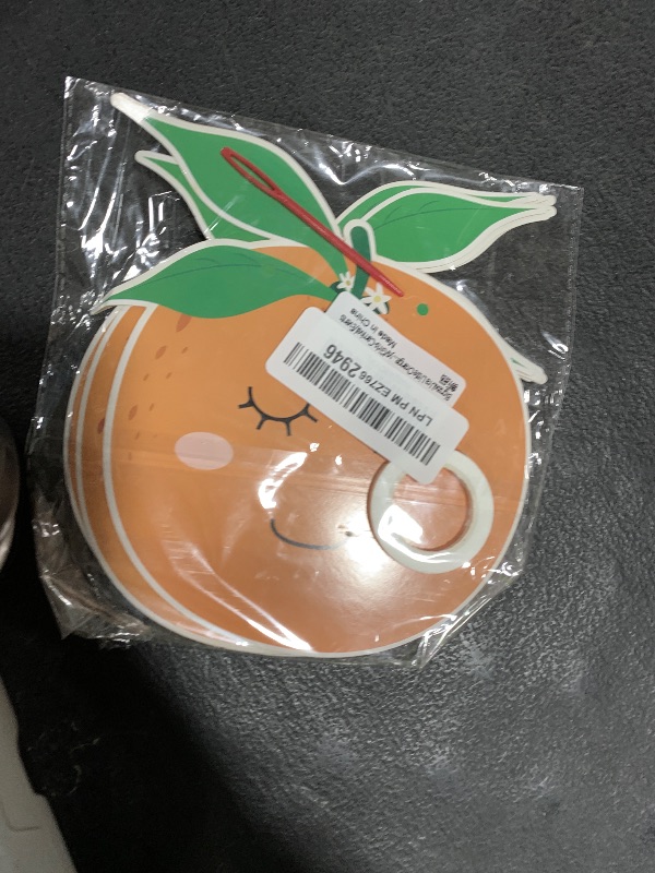 Photo 1 of BignzwUra Little Orange Cutie Banner-Tangerine Theme/Clementine Fruit/Baby Shower/Orange Clementine Party Favors Supplies Decorations for Carnival/Events