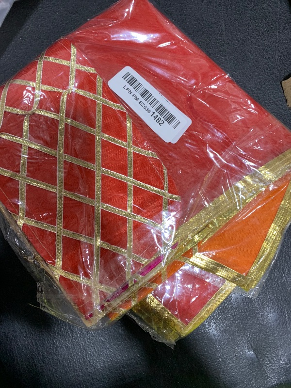Photo 1 of LoveNspire 5 Assorted Gotta Patti Saree Bags Lehnga Cover Clothes Organizer Sari Storage Bag for Wardrobe and Gifting Storage Indian Wedding Favor Cloth Case Birthday