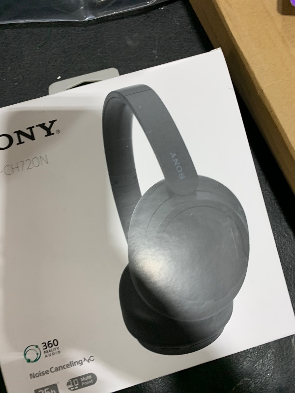 Photo 1 of Sony WH-CH720N Noise Canceling Wireless Headphones Bluetooth Over The Ear Headset with Microphone and Alexa Built-in, Black New