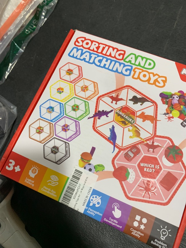Photo 1 of Dailyfunn Montessori Toys Color&Shape Sorting Learning Matching Box for Baby Toddlers 1-3 Year Old