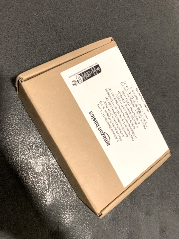 Photo 1 of Amazon Basics 12-Pack D Cell Alkaline All-Purpose Batteries, 1.5 Volt, 5-Year Shelf Life