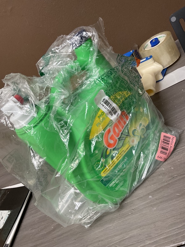 Photo 1 of Gain + Aroma Boost Laundry Detergent Liquid, Original Scent, 107 Loads, 154 fl oz, HE Compatible Laundry Soap with Febreze and Oxi, Gain Laundry Detergent, Liquid Laundry Detergent