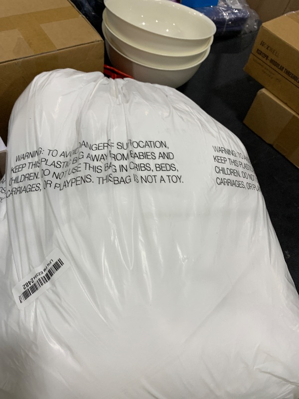 Photo 1 of AveLom Seersucker Queen Comforter Set (90x90 inches), 3 Pieces - 100% Soft Washed Microfiber Lightweight Comforter with 2 Pillowcases, All Season Down Alternative Comforter Set for Bedding, White