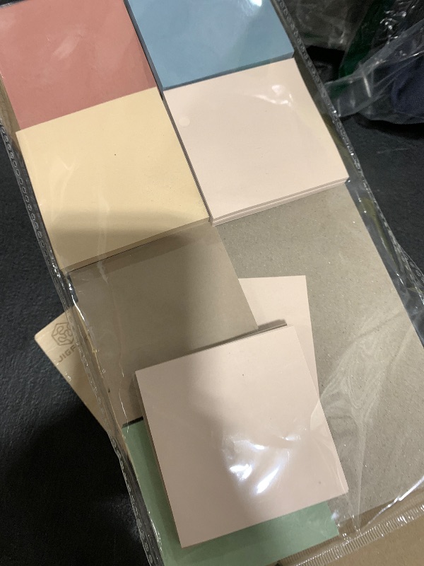 Photo 1 of (16 Pack) Sticky Notes 3x3, Vintage Colors, Sticky Pads, Recyclable, Easy to Stick for Home, Office, Notebook