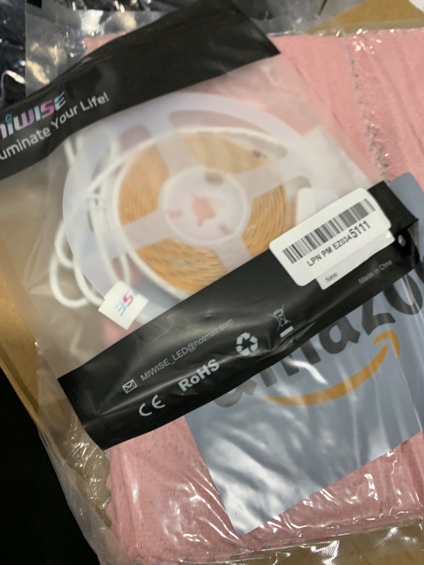 Photo 1 of MIWISE LED Strip Lights USB 5V,Super Bright COB LED Strip Light 2700K Warm White with Touch Dimmer Switch,CRI90+ Flexible Dimmable Tape Lights,for Makeup Mirror,Under Cabinet,3D Printer,Sewing Machine