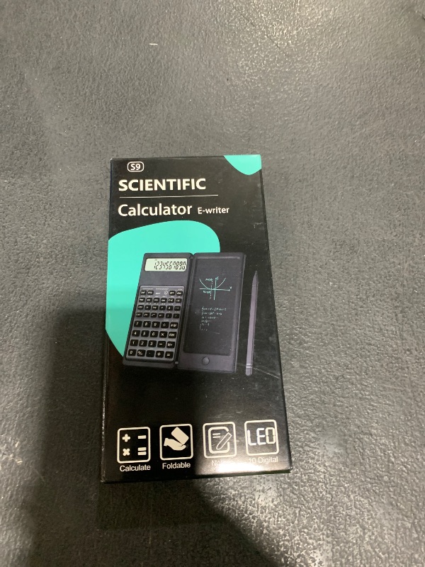 Photo 1 of IPepul Scientific Calculators for Students, Blue Math Calculator with Notepad,10-Digit Large Screen, Classroom Must Haves for Middle High School Supplies & College ?Blue?