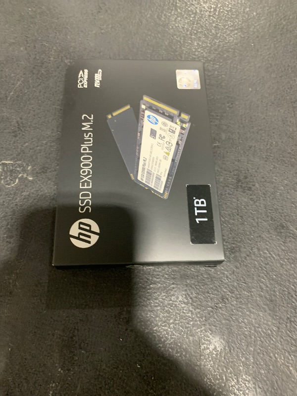 Photo 1 of HP EX900 Plus 1TB SSD Hard Drive
