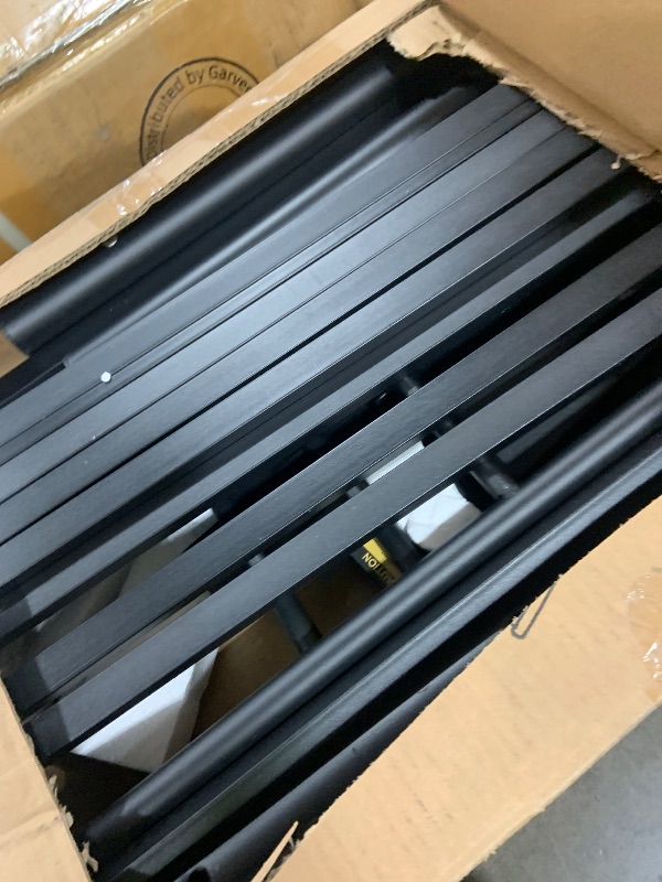 Photo 1 of VECELO Queen Mattle Black Bed Frame with Headboard and Footboard, 14 Inch Metal Platform Mattress Foundation, Sturdy Premium Steel Slat/No Box Spring Needed