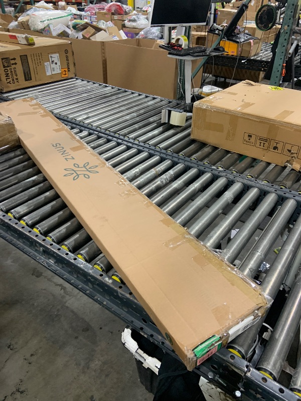 Photo 1 of ZINUS Quick Lock Bunkie Board, Box Spring & Bed Slat Replacement, Metal Frame with Steel Slats, Easy Assembly, Queen
