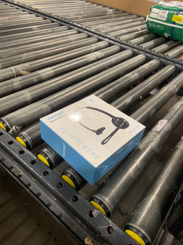 Photo 1 of TECKNET Bluetooth Headset, Wireless Headset with Noise Canceling Microphone for Trucker, On-Ear Bluetooth Headphone with Mute Mic for Work
