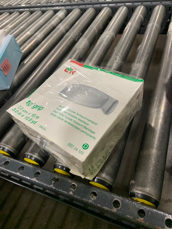 Photo 1 of Lohmann & Rauscher Tg Grip, Size D, 7.5cm x 10m, Elasticated Tubular Compression Bandage for Light & Comfortable Support, Sleeve for Sprains, Strains, Soft Tissue Injuries, Skin Friendly Stockinette