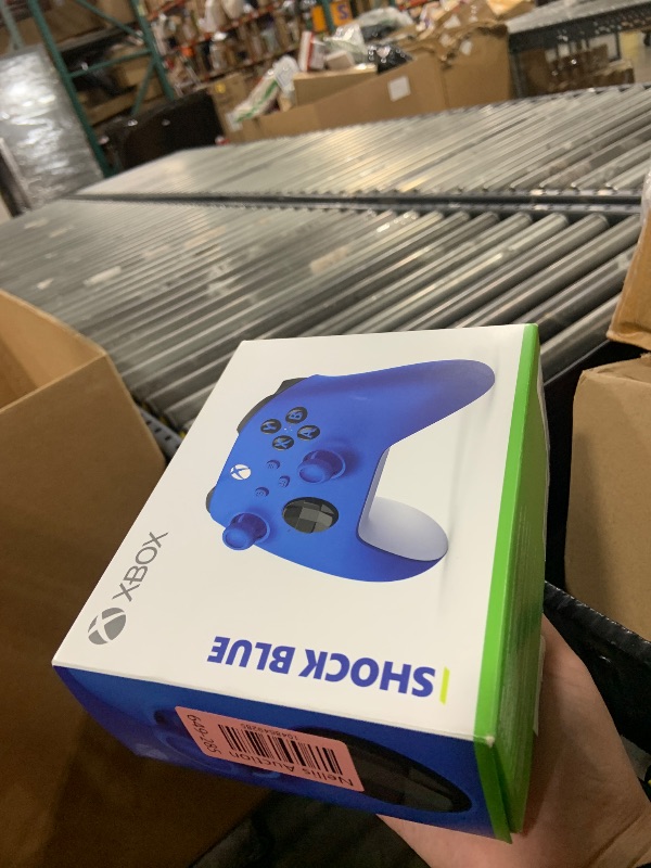 Photo 1 of Xbox Wireless Gaming Controller (2025) – Shock Blue – Play on Xbox, Windows, Android, iOS, FireTV Sticks, Smart TVs, VR Headsets