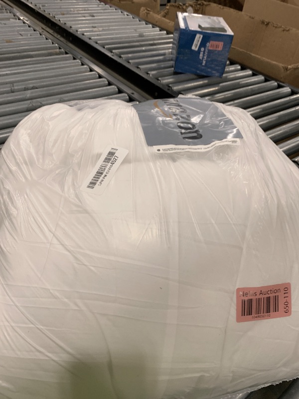 Photo 1 of Litanika California King Comforter Set White - 3 Pieces Cal King Lightweight Soft Plain Bed Comforter, Oversized Down Alternative Bedding Set - Machine Washable (104x96In, 2 Pillowcases)