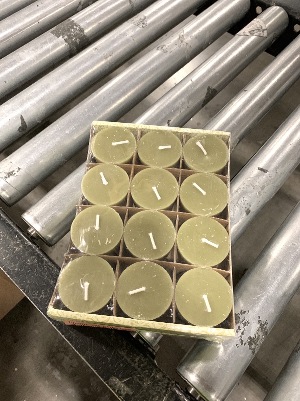 Photo 1 of Zest Candle CVZ-013 12-Piece Votive Candles, Sage Green