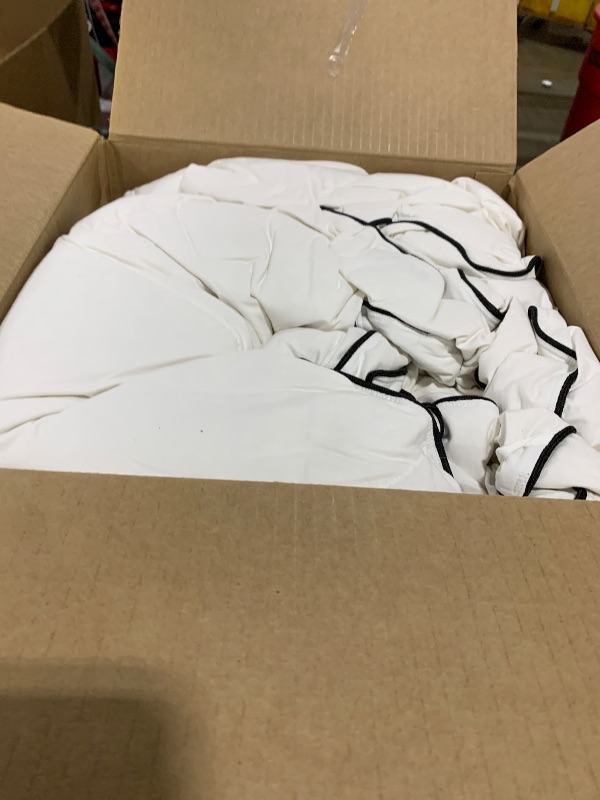 Photo 1 of HYVIF Luxury Down Fiber Comforter Oversized King - All Season Duvet Insert with High Fill Power - Weighted & Fluffy, Medium Warmth - White (120" x 98")