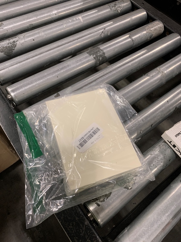 Photo 1 of 100 Pack Thick Paper Cardstock Blank Heavy Cards Stock for Invitations, Greeting Cards Making, Postcards, Photos, 250GSM Thick Paper (Cream, 5x7 inches)