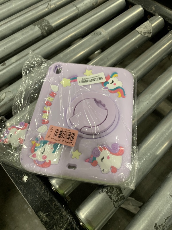 Photo 1 of ACEMO for iPad 10th Generation Case iPad Air 11 inch M3 M2 Kids Girl Cover with 360° Rotating Kickstand/Shoulder Strap/Pencil Holder for iPad 2022 10.9 inch/Air 11 inch 2025 2024 Purple