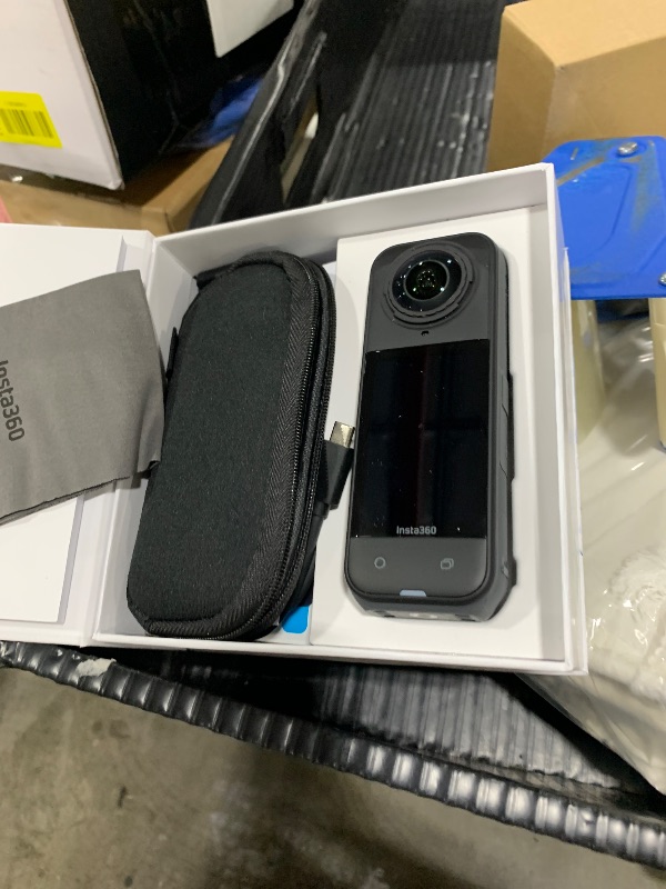 Photo 1 of Insta360 X5 - Waterproof 360 Action Camera with 1/1.28" Sensors, 8K 360 HDR Video, 72MP Photo, 4K60fps Single-Lens, Enhanced Low Light Performance, User-Replaceable Upgraded Lenses, 2.5" Touchscreen