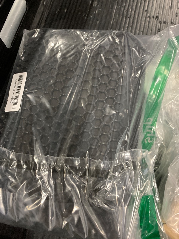 Photo 1 of Cat Litter Mat 23"X17" Litter Box Mat, EVA Honeycomb Double Layer Design, Urine & Waterproof, Scatter Control Kitty Litter Mat, Less Waste, Easier To Clean,Washable, Black